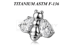 Накрутка из титана Ti Metal пчёлка