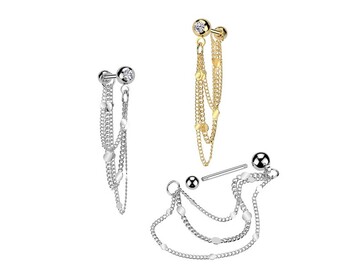 Микроштанга с цепочками