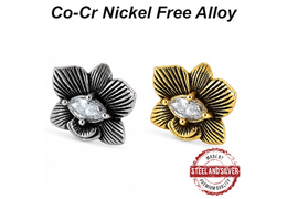 Вставка Steel and Silver орхидея Вставка Steel and Silver орхидея