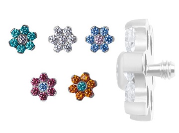 Накрутка на микродермал кристальный цветок