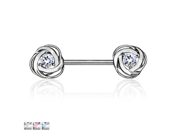 Украшение для груди розы