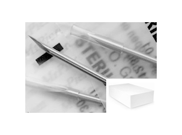 Иглы для пирсинга стерильные, упаковка 100шт.