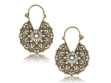 Серьги для тоннелей солнечная амброзия, пара