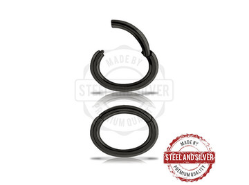 Кликер Steel and Silver чёрный овал