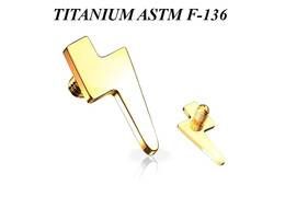 Накрутка из титана золотая молния Накрутка из титана золотая молния