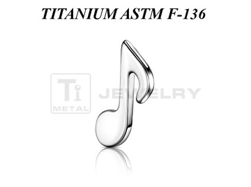 Накрутка из титана Ti Metal нота