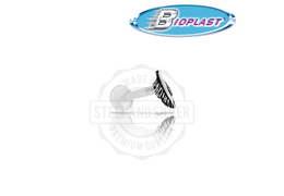 Лабрет из биопласта перо