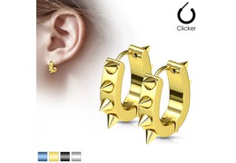 Серьги с шипами