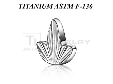 Накрутка из титана Ti Metal лепестки